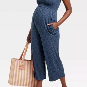 Isabel Maternity by Ingrid & Isabel Sleeveless Stretchy Maternity Jumpsuit